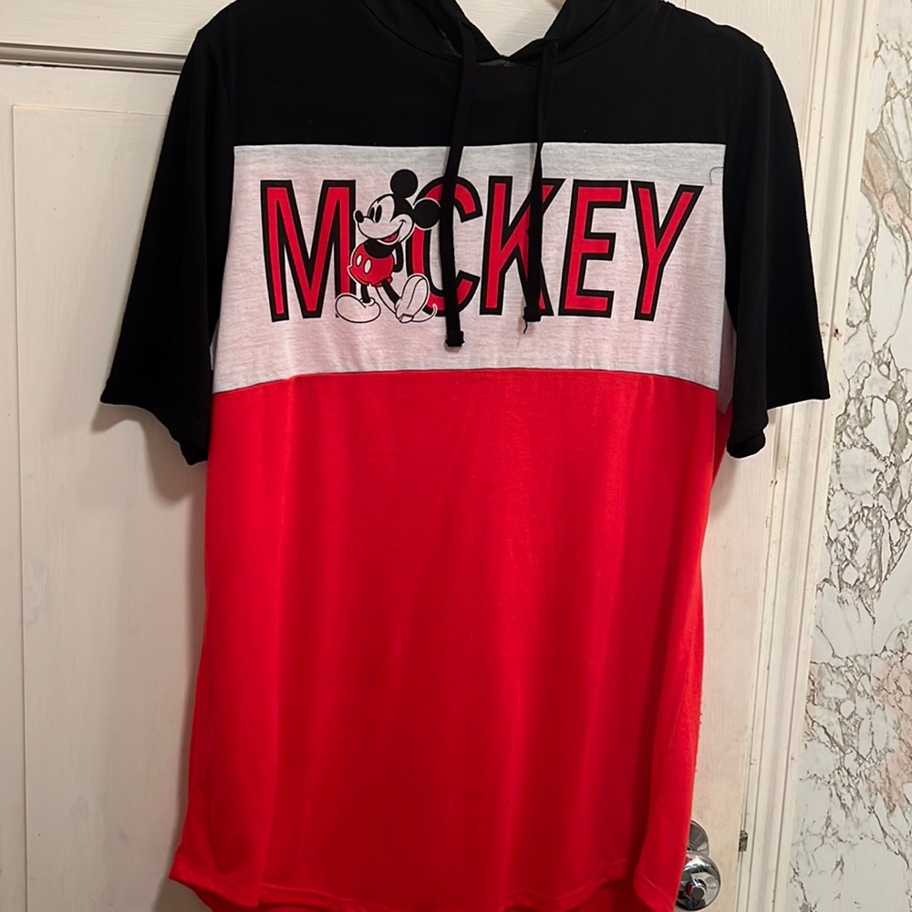 Mickey mouse light weighted hoodie teeshirt
